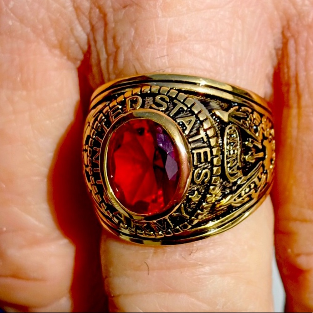 MENS ARMY RING